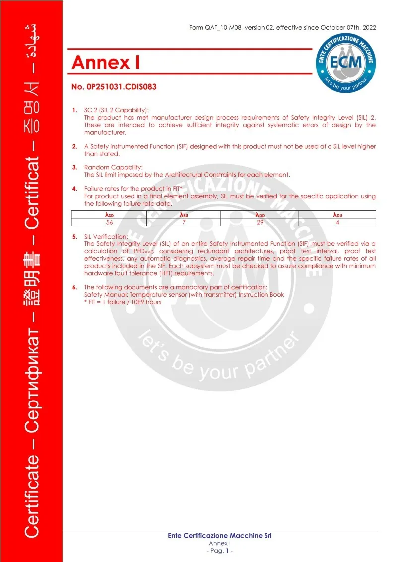 Сертификаты качества (8)